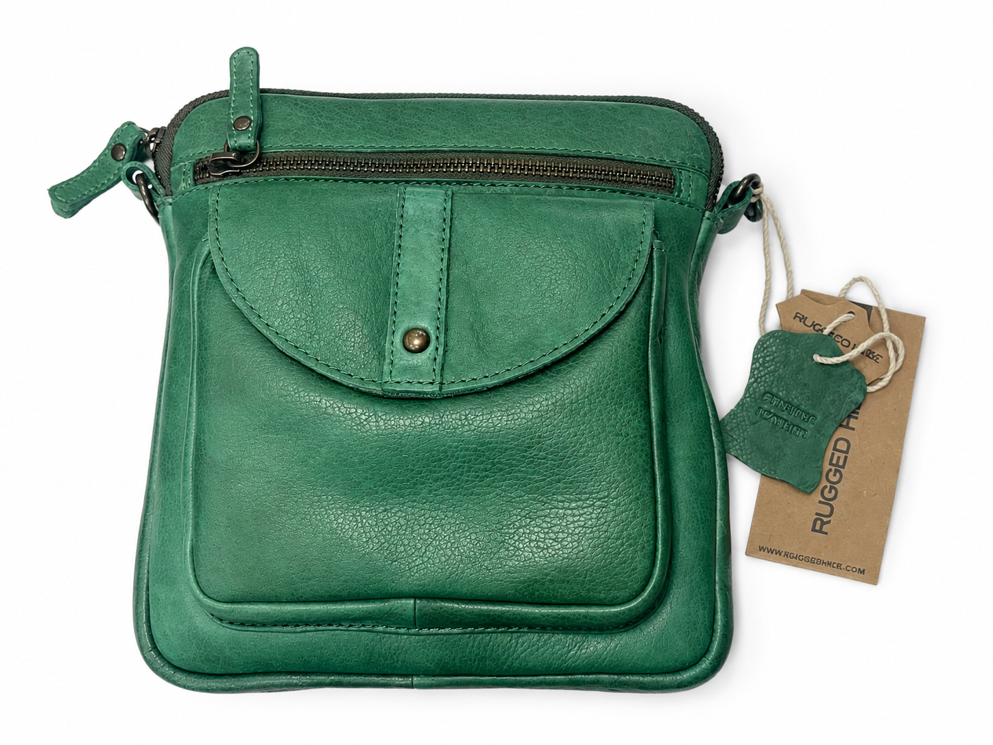 Rugged Hide - RH-4911 Helen Leather Crossbody Bag - Rainbow Bags