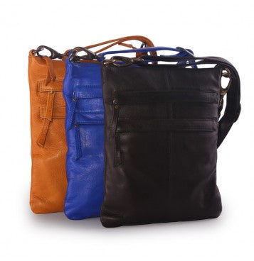 Rugged Hide - Wendy Cross Body Leather Bag - rainbowbags