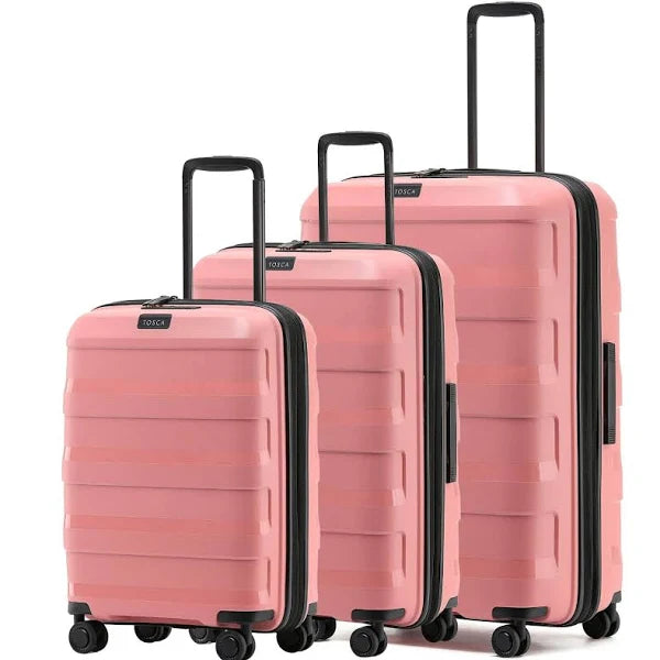 Tosca Comet 4-Wheel Expandable Luggage Set of 3 - Large, Medium and Small