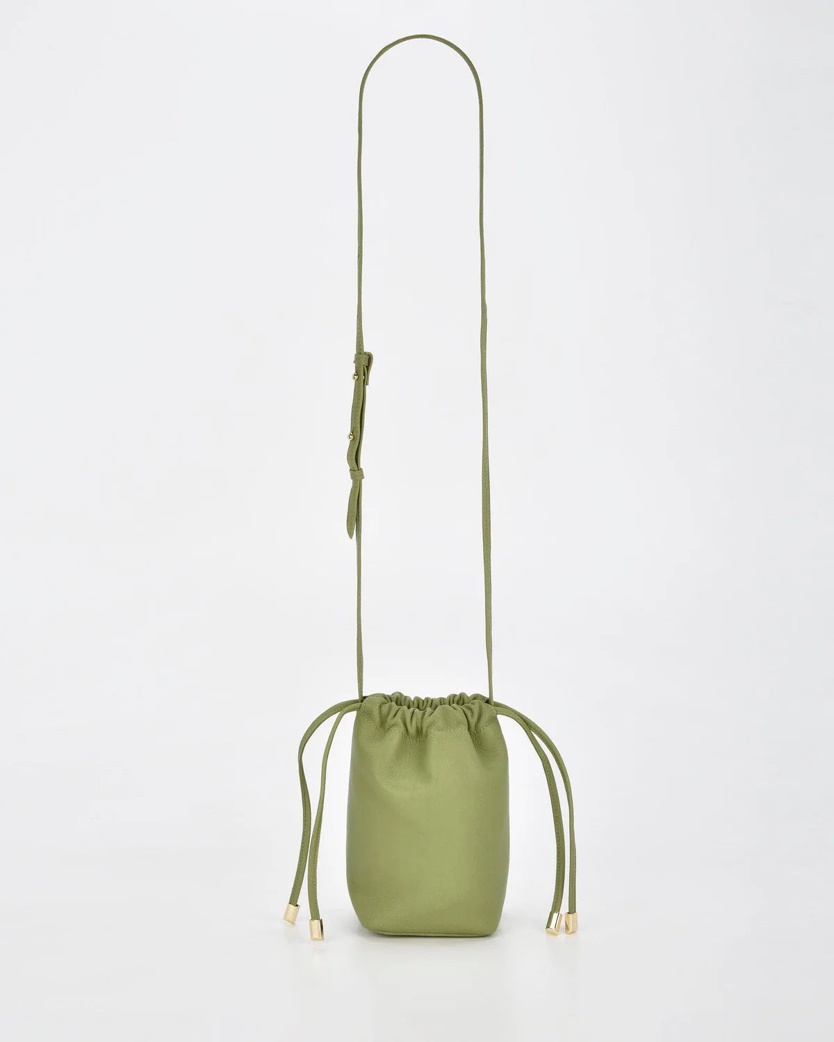 GABBEE Susie Soft Leather Drawsting Crossbody - Rainbow Bags