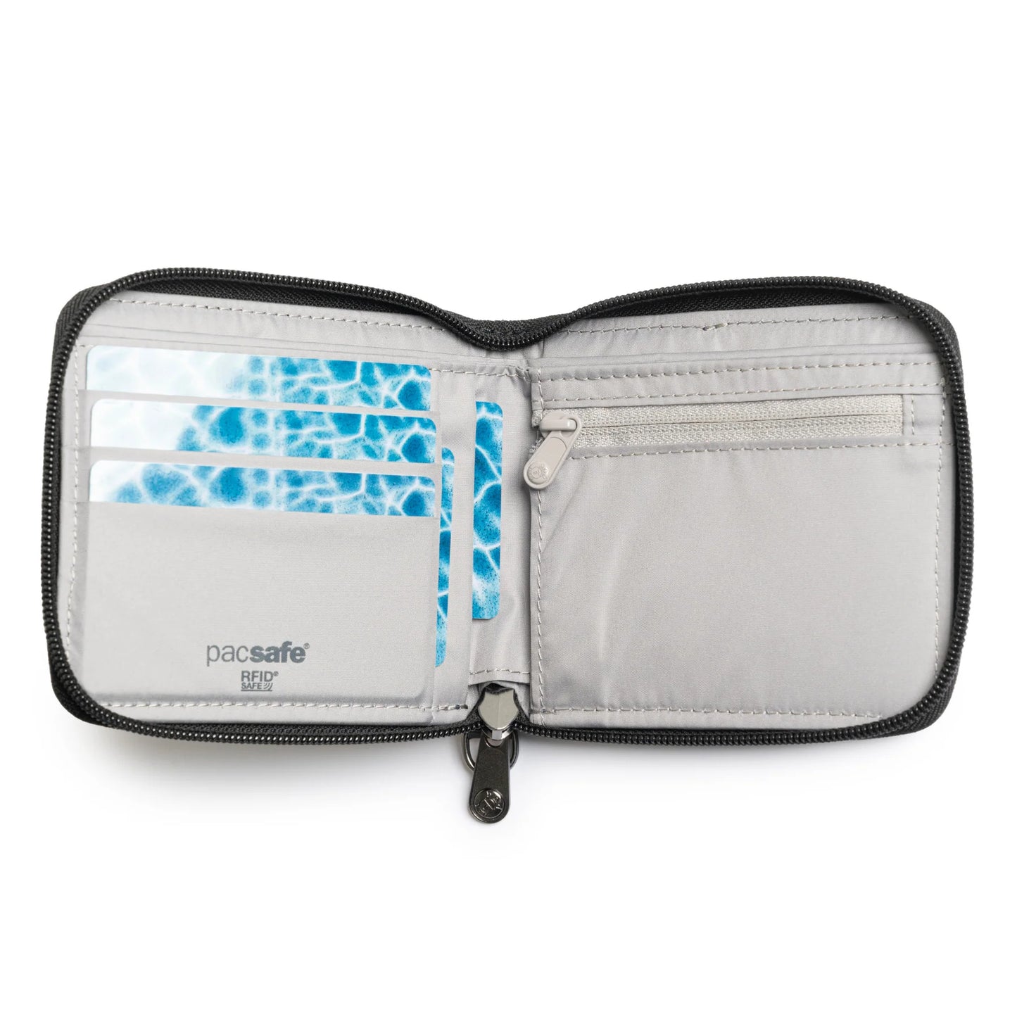 PACSAFE RFIDSAFE ZIP AROUND WALLET