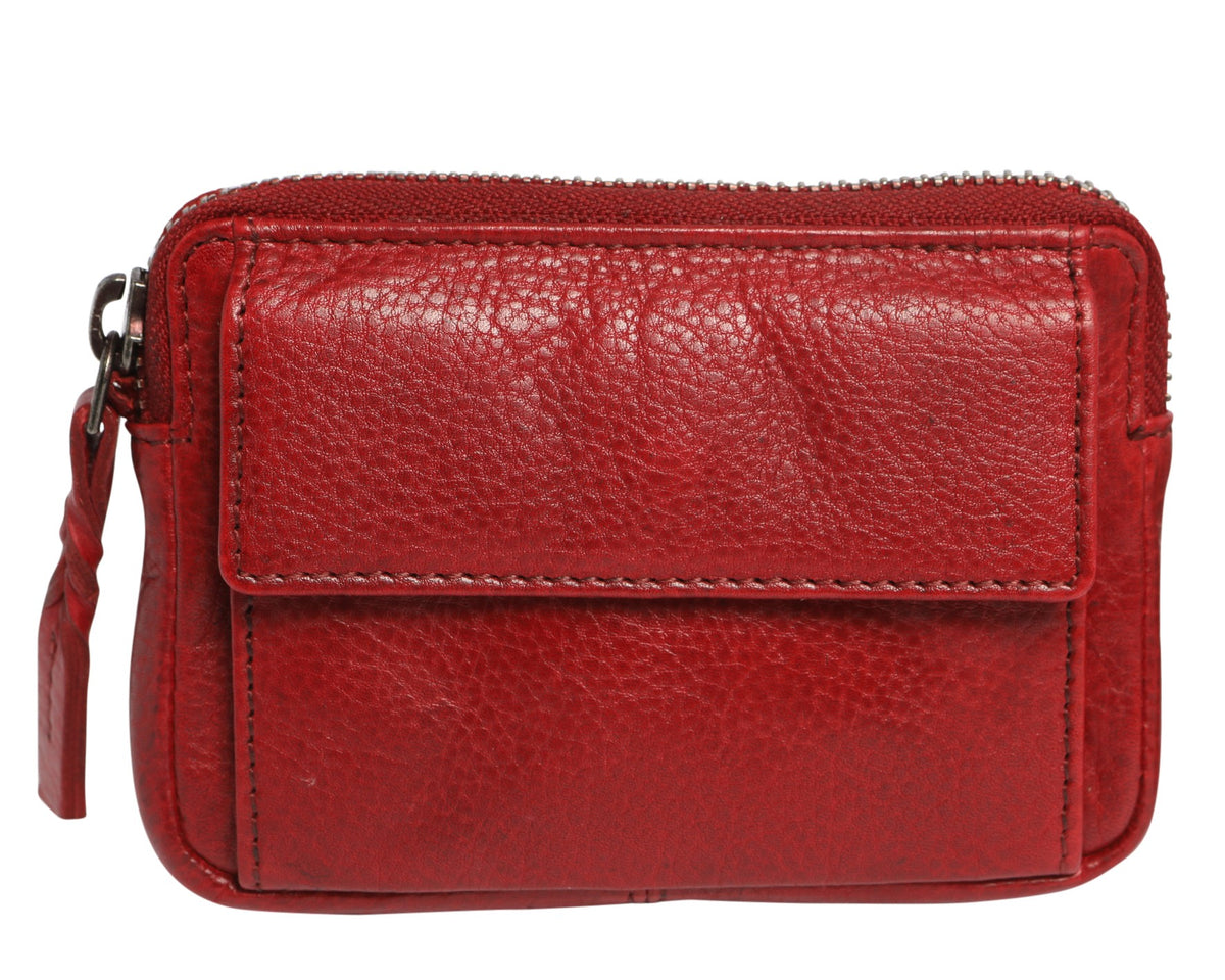 Modapelle Small Full Zip Leather Wallet | 5979 - Rainbow Bags