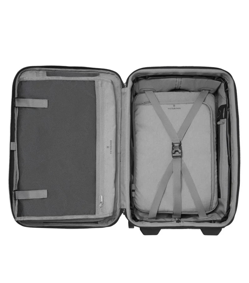 Victorinox Werks Traveller 6.0 - 55 cm 2-Wheel Softside Frequent Flyer Carry-On Suitcase - Black 606687