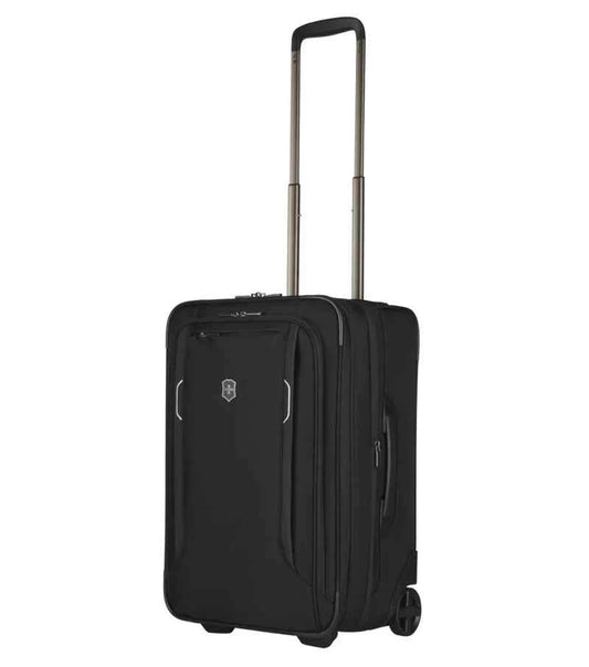 Victorinox Werks Traveller 6.0 - 55 cm 2-Wheel Softside Frequent Flyer Carry-On Suitcase - Black 606687 - Rainbow Bags