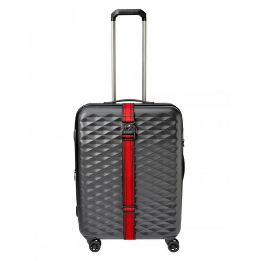 Wenger Locking Suitcase Strap 604597 - Black / Red