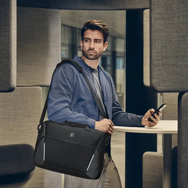 Wenger XE Brief 17" Laptop Briefcase with Tablet Pocket - Black 653301