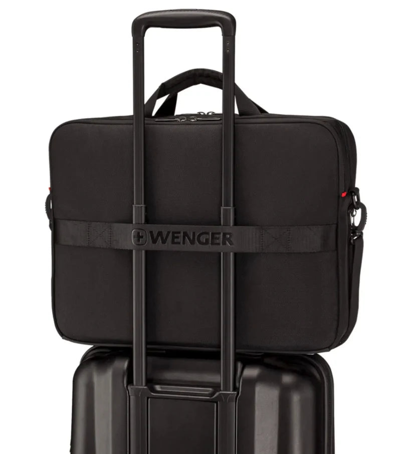 Wenger XE Brief 17" Laptop Briefcase with Tablet Pocket - Black 653301