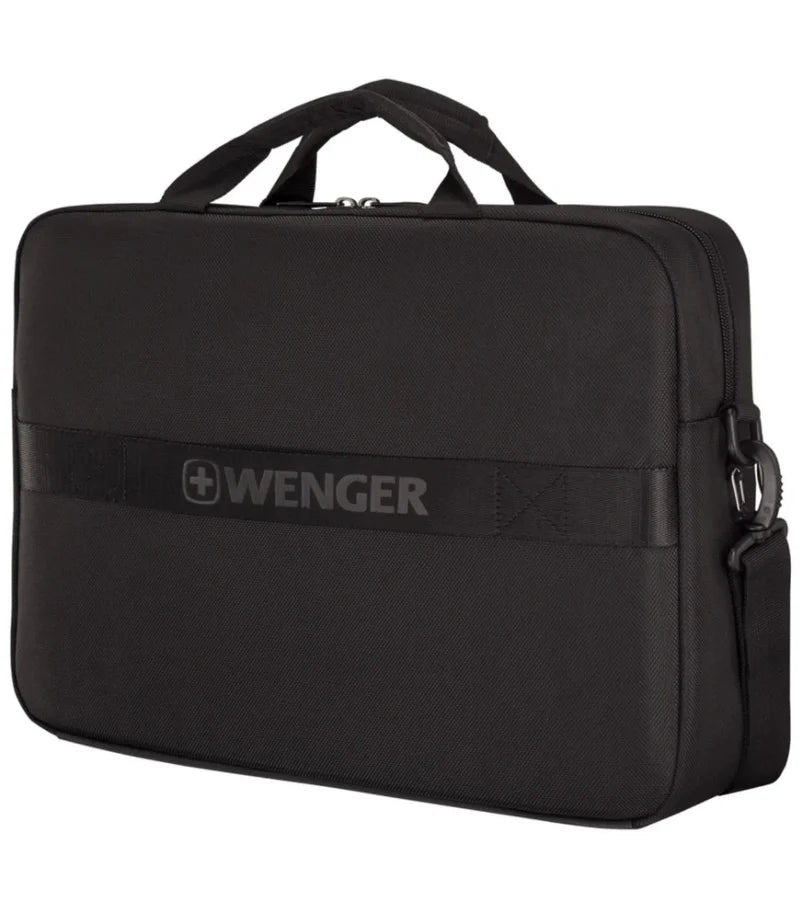 Wenger XE Compact 16" Laptop Briefcase with Tablet Pocket - Black 653299