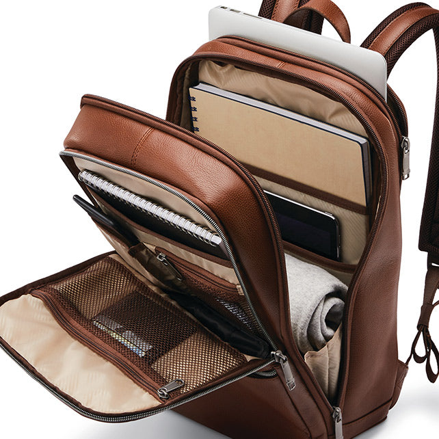 Samsonite - Classic Leather Slim Backpack
