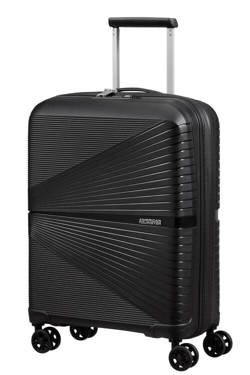 American Tourister Airconic 55 cm Small 4 Wheel Carry On Suitcase Onyx Black