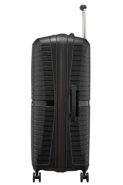 American Tourister Airconic 77 cm Large 4 Wheel Hard Suitcase Onyx Black
