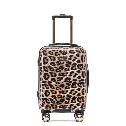 حافظات عربة الأمتعة Tosca Luggage Leopard Hard Carry Onboard