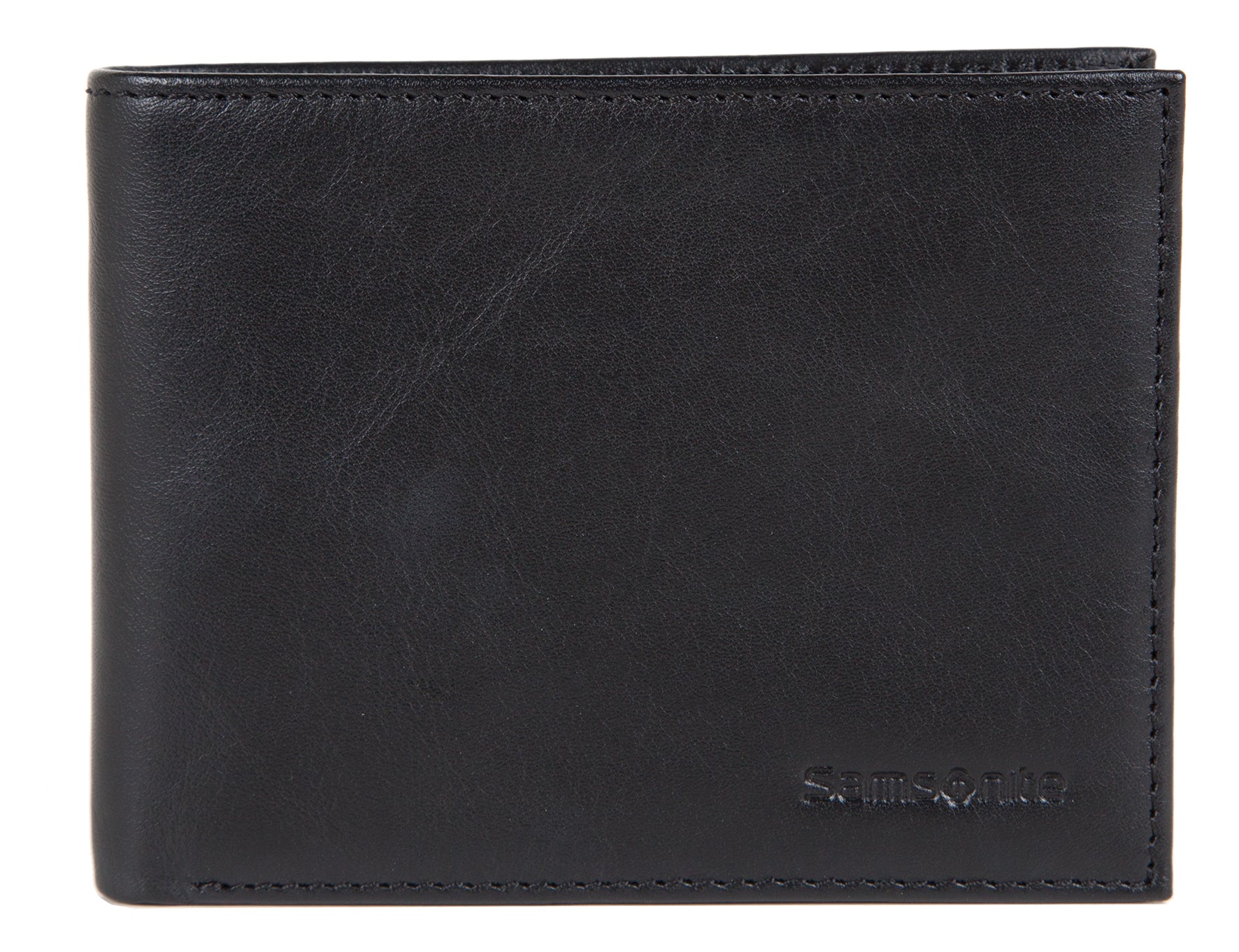 Samsonite - Leather Wallet - Black - rainbowbags