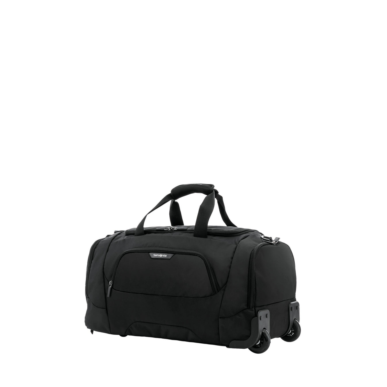 Samsonite Albi 55cm Wheeled Duffle Black/Grey Rainbow Bags