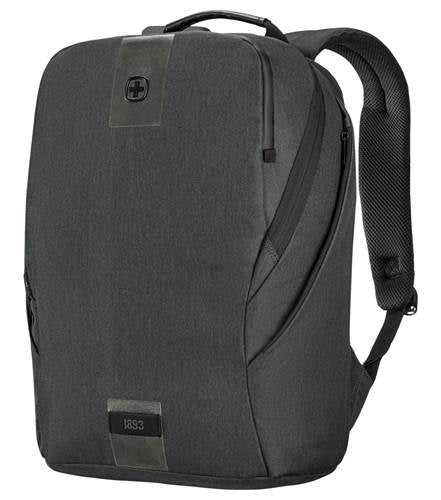 حقيبة ظهر للكمبيوتر المحمول Wenger MX ECO Light مقاس 16 بوصة مع جيب للكمبيوتر اللوحي - فحمي