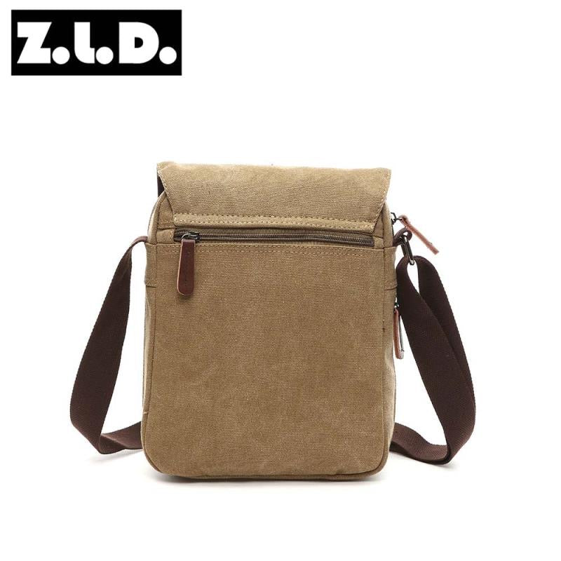Zuolunduo حقيبة كتف قماشية ذات طراز عتيق