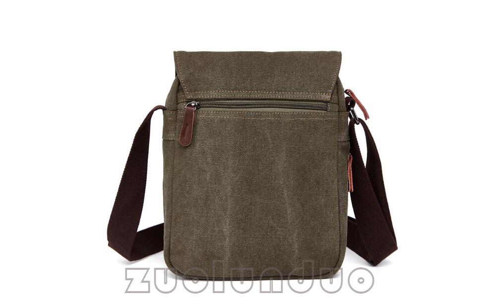 Zuolunduo حقيبة كتف قماشية ذات طراز عتيق