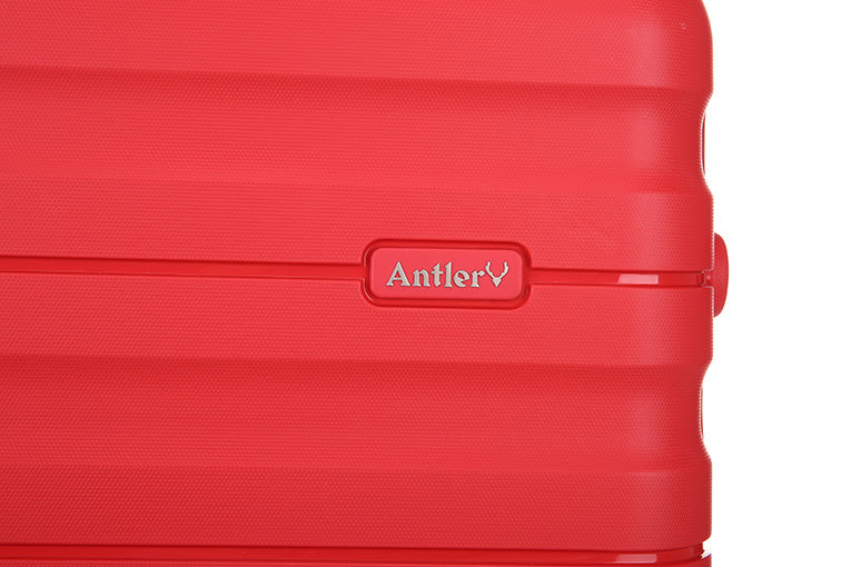 Antler – Lincoln Large 80cm Hardside 4 Wheel Suitcase – Red