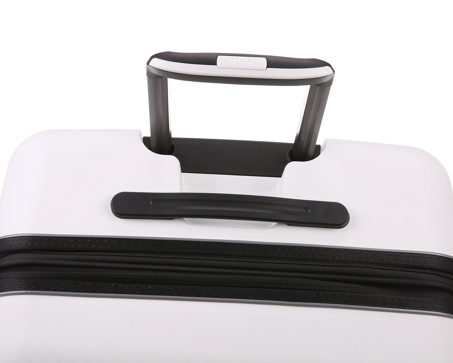 Antler - Lincoln Medium 68cm Hardside 4 Wheel Suitcase - White - rainbowbags