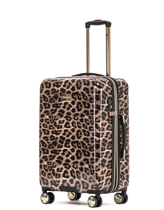 Tosca Luggage Leopard Hard Medium 25" Trolley Case