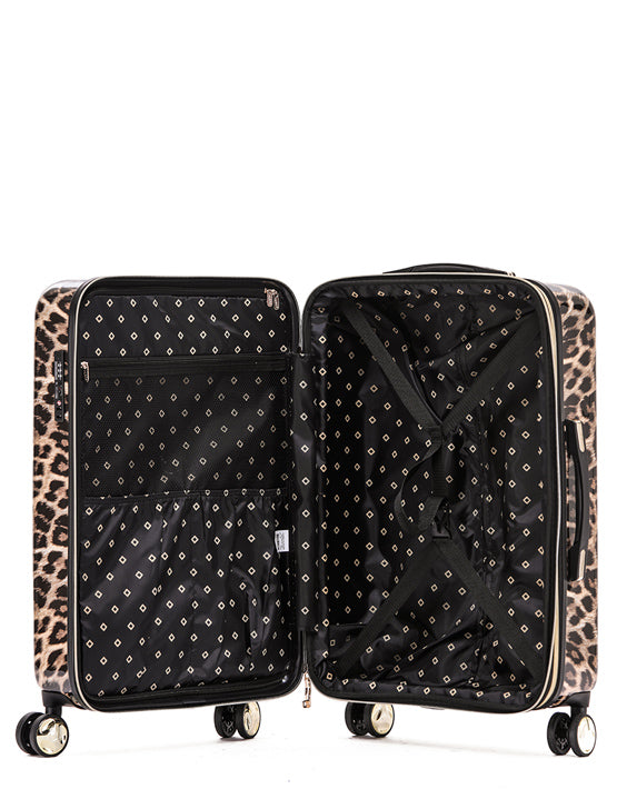 Tosca Luggage Leopard Hard Carry Onboard Trolley Cases