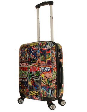 Marvel - Avengers Comic Print 19" Carry-on Hardside Suitcase