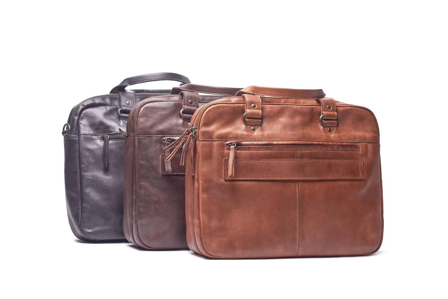 Rugged Hide - Oliver Brief Business leather bag
