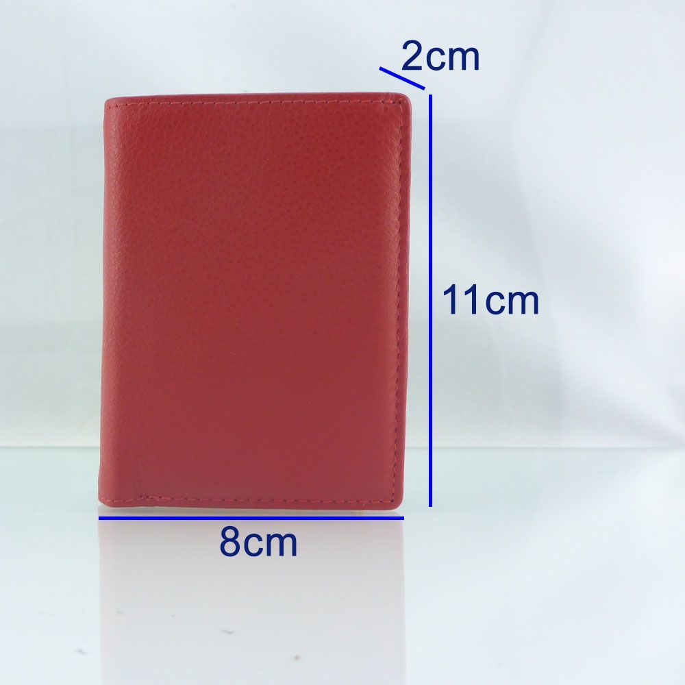 RFID Genuine Soft Leather Slim Card Wallet - rainbowbags