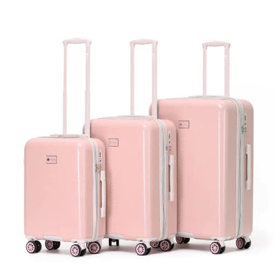 Tosca Luggage Sets - MADDISON TROLLEY CASE Sets - Pink