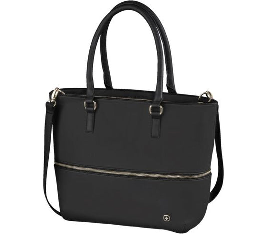 Wenger Eva 13" Womens Tote With Removable Laptop Sleeve - Black