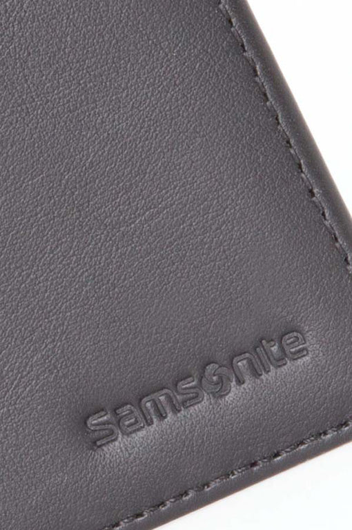 Samsonite - Trifold Leather RFID Wallet - Black - rainbowbags