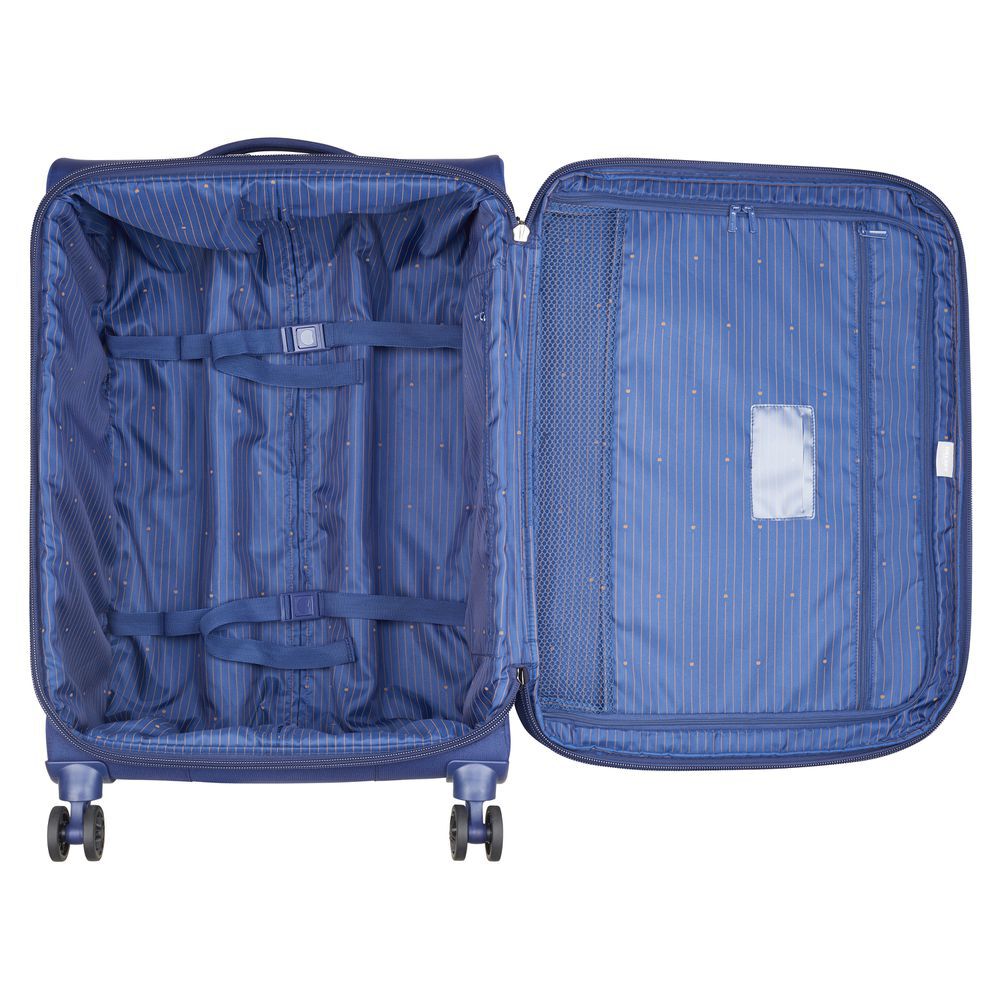 Delsey BROCHANT 2.0 67cm Medium Softsided Luggage Blue