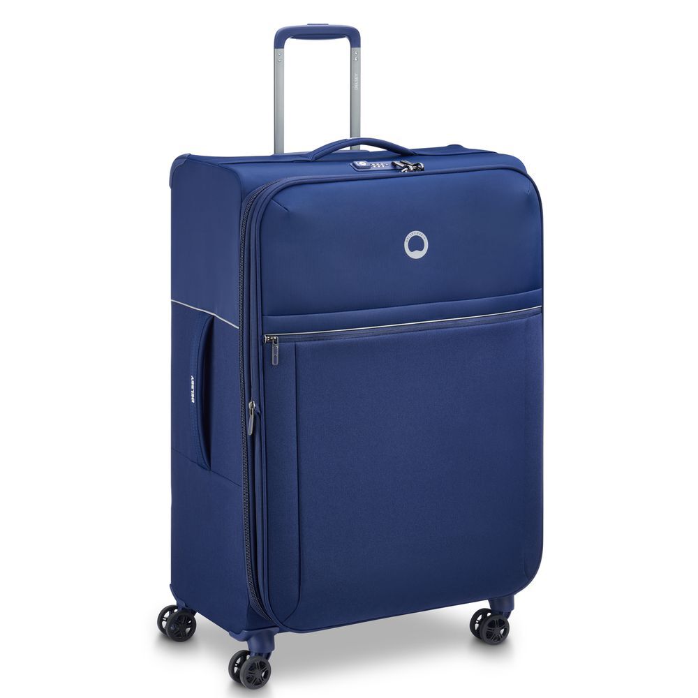 Delsey BROCHANT 2.0 78cm Large Softsided Luggage - Blue