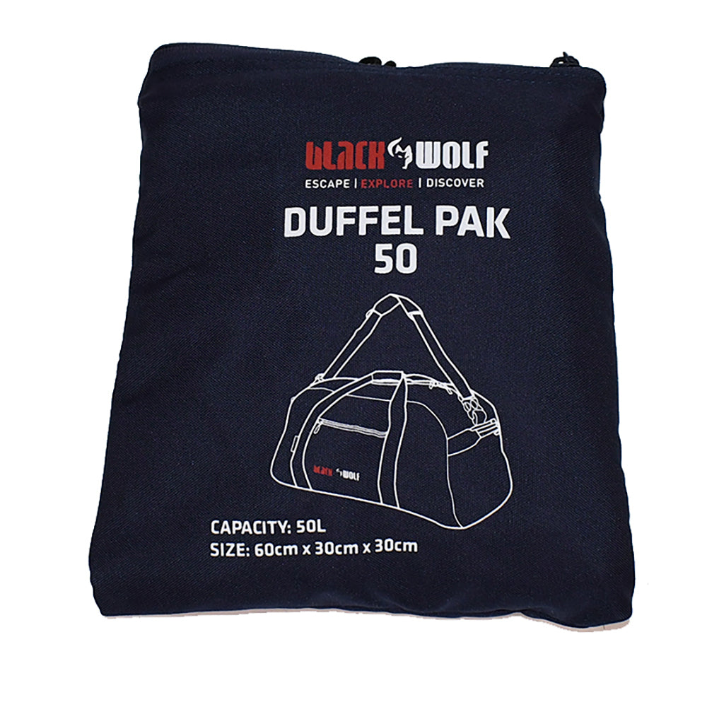 Black & Wolf - Foldable DufflePack 50L