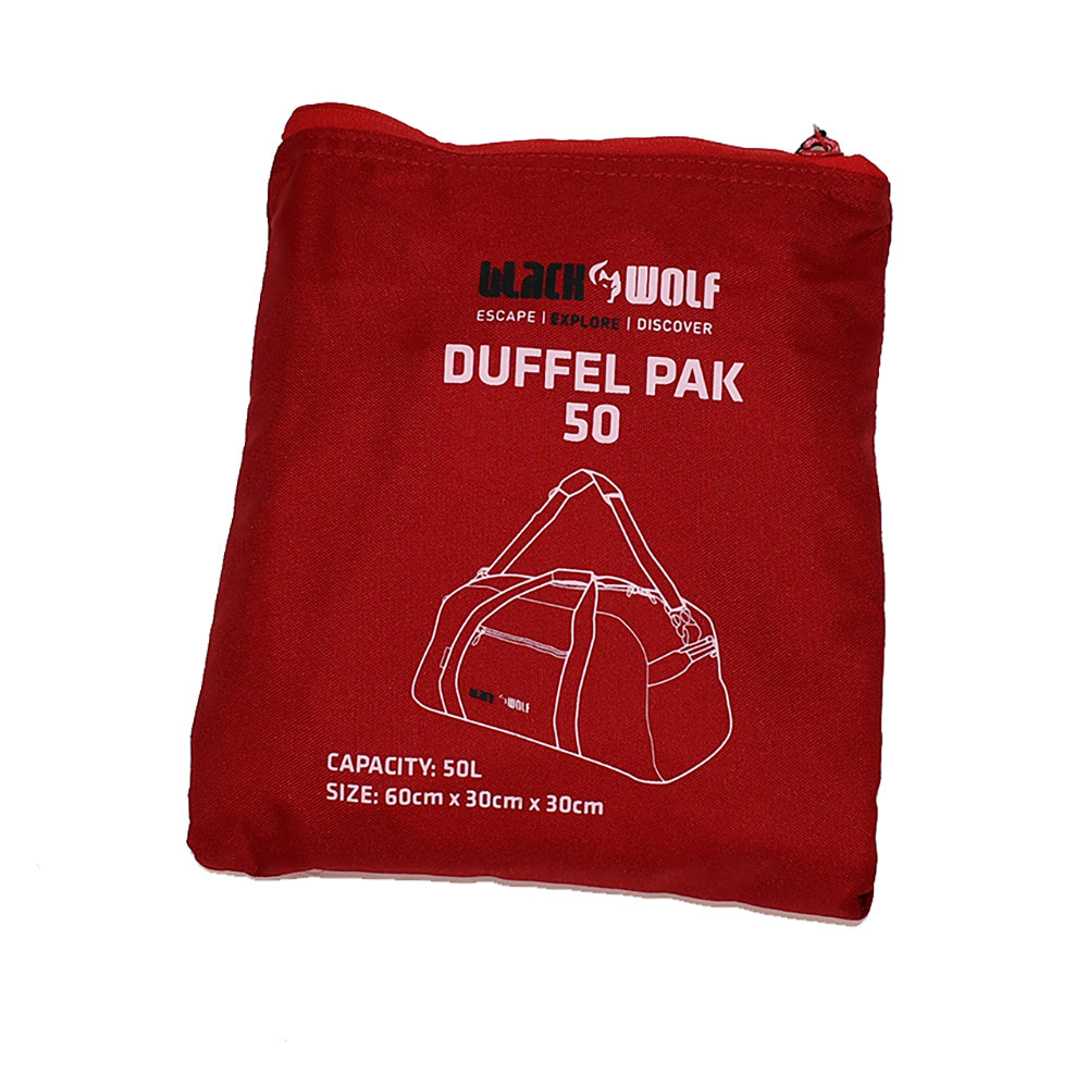 Black & Wolf - Foldable DufflePack 50L