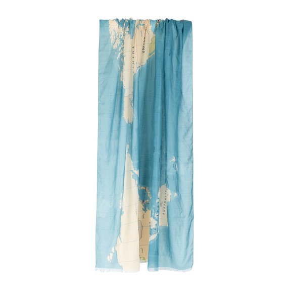 Annabel Trends Scarf – Australia Map or world Map design