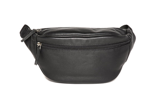 Oran - Kent Leather Pouch Bag black