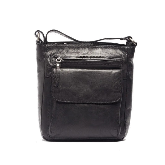 Rugged Hide RH1235 Nora Multi Pocket Crossbody Leather Bag
