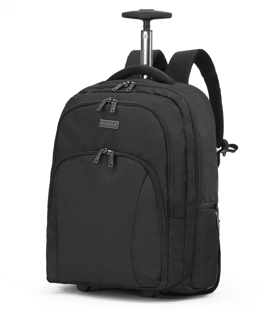 Trolley Rigid Backpack Tosca Oakmont Trolley Backpack | Stylish Durable Ballistic Fabric ...